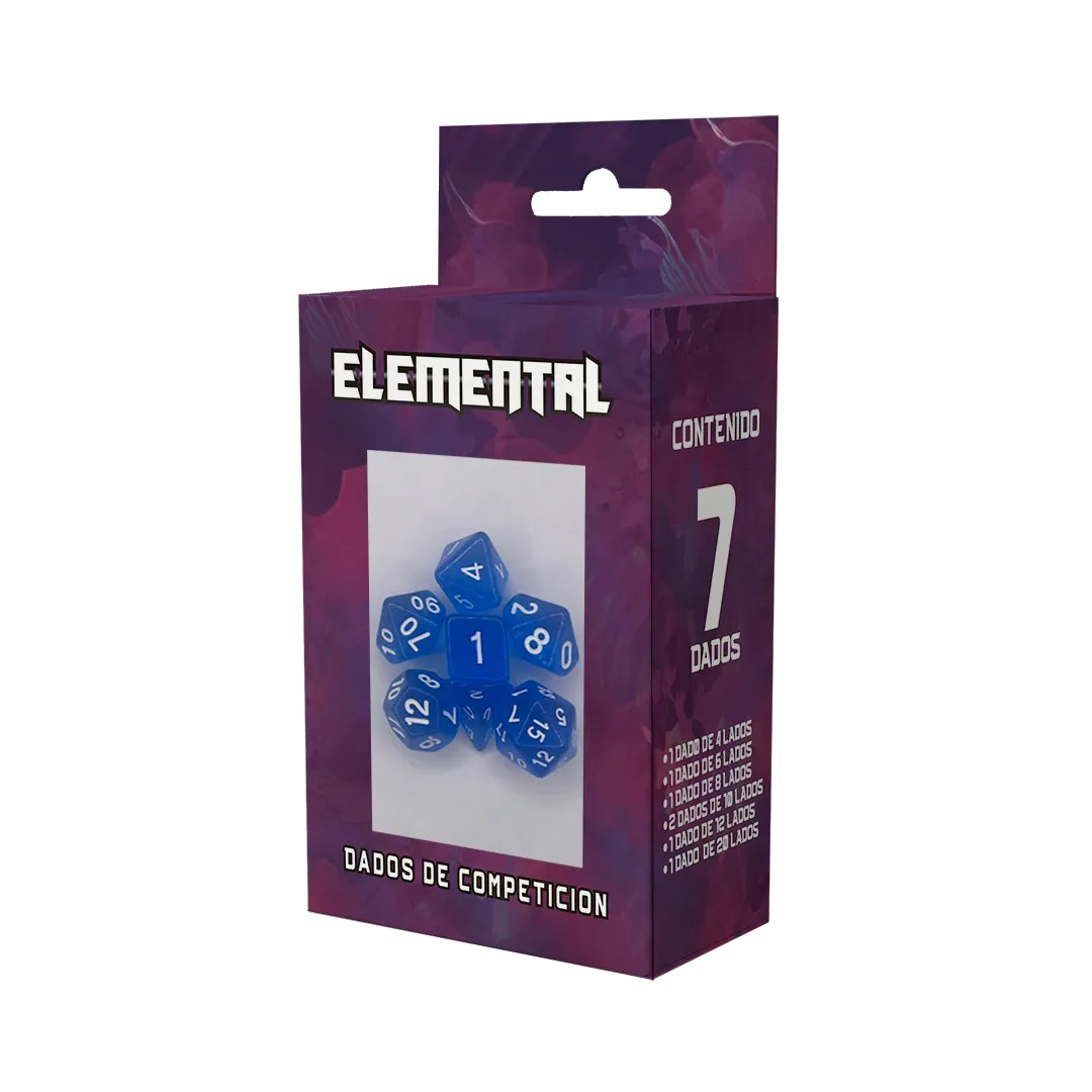 Set de dados Elemental Zero Mulligan
